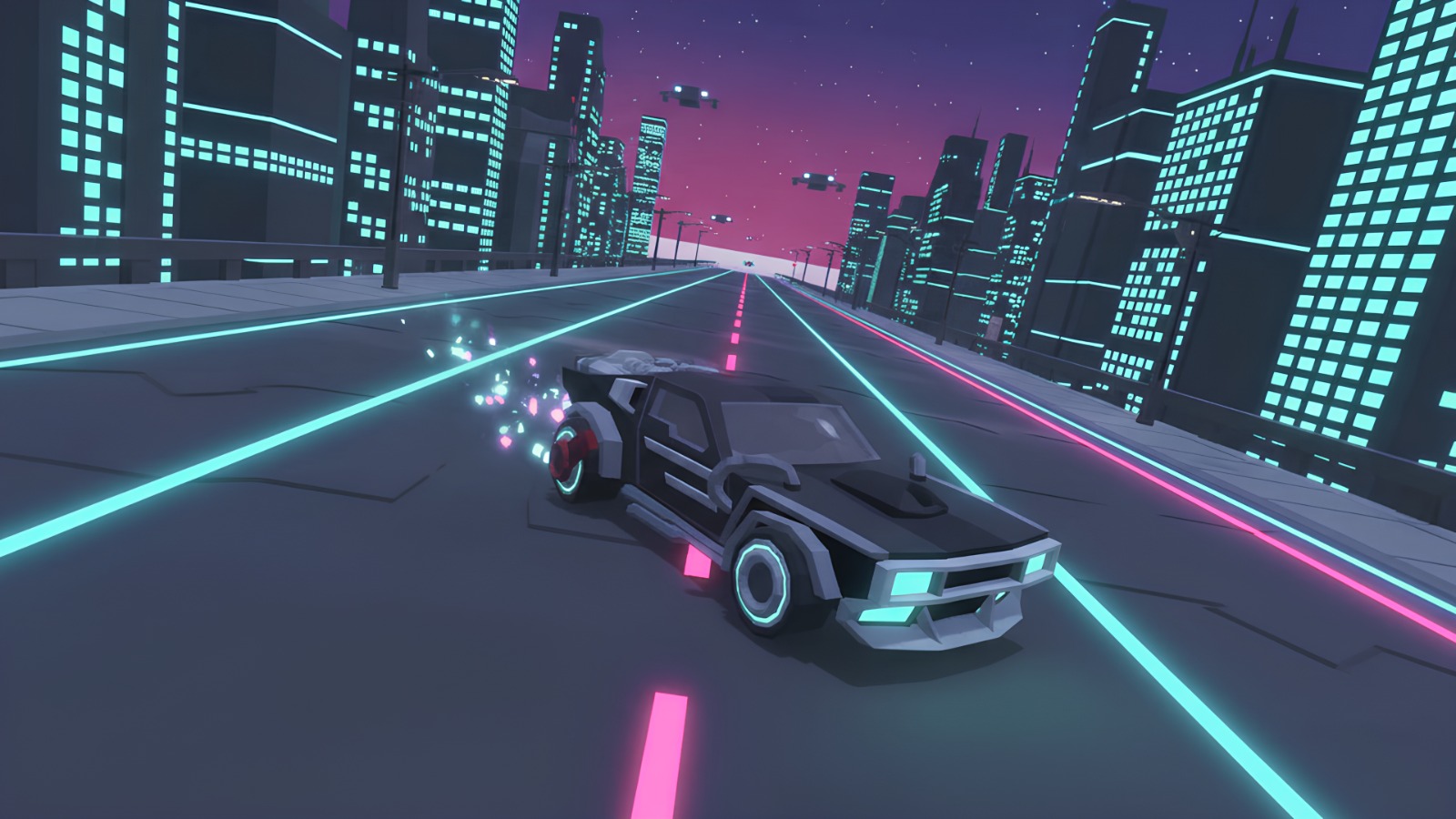 Cyber Rifty Car Racing Screenshot 2